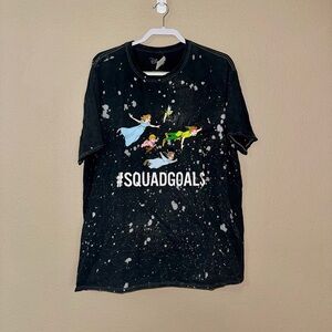 Disney Peter Pan Gray Speckled T-Shirt